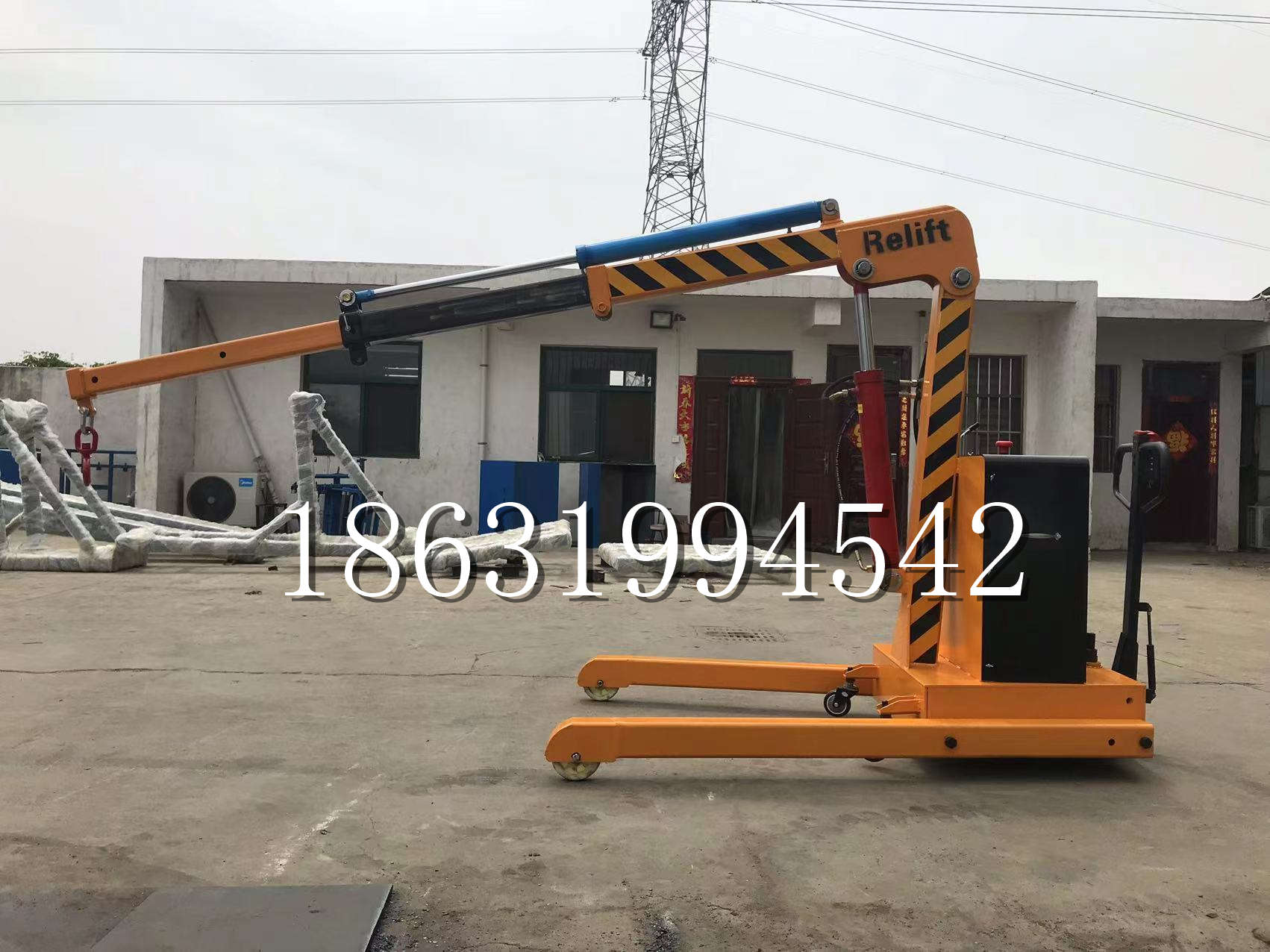 佳里区久征定做3吨三轮随车吊 农用园林绿化移树吊 平板工程用小吊机